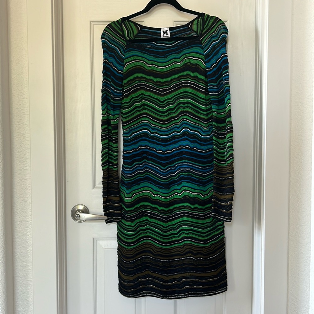 Missoni lined sweater dress